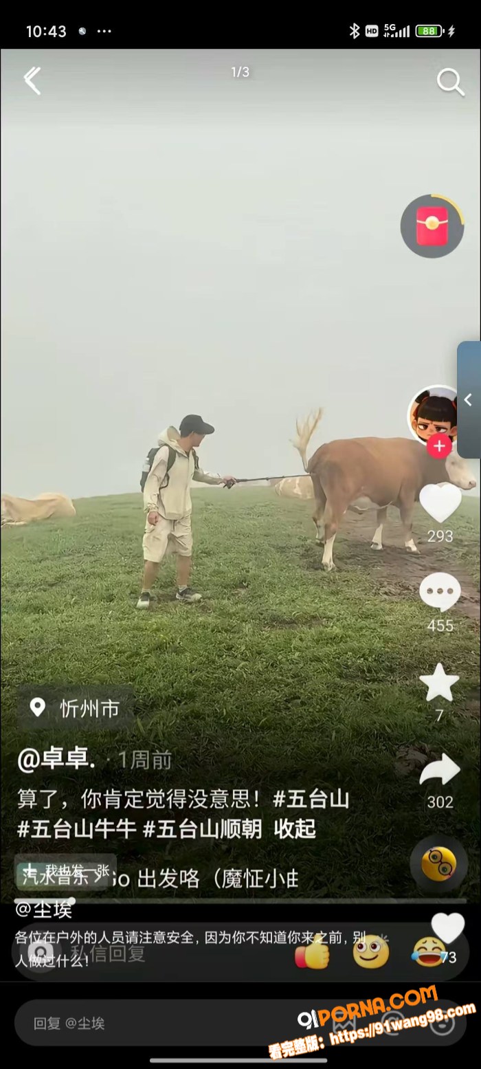 网络热瓜！五台山一男子拿...（2）
