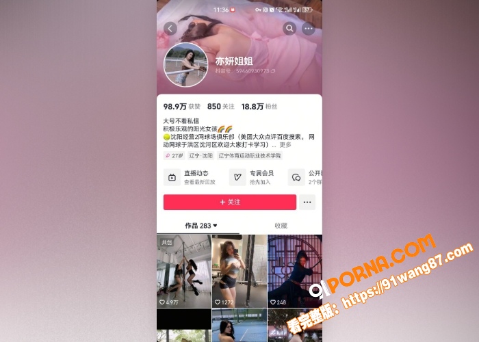 高颜值抖音网红 亦妍姐姐...（1）