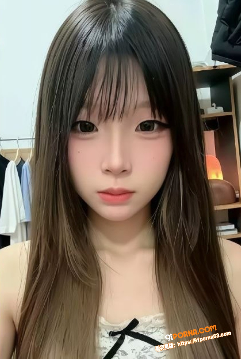 齐刘海高颜值女大学生小鱼...（2）