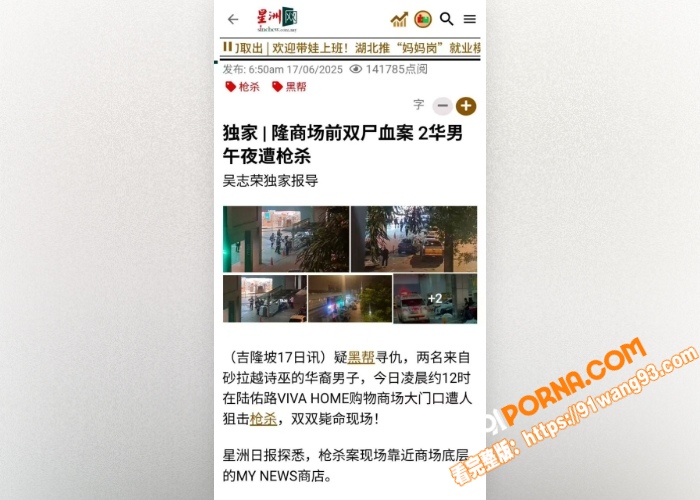 马来西亚黑帮暗杀 吉隆坡...（3）