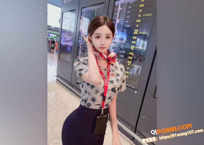 东航空姐兼职下海 被内射...（1）