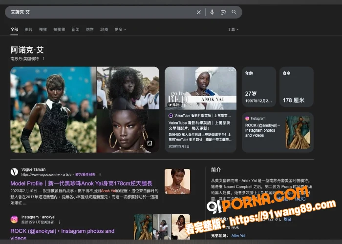 模特圈顶级黑美人 阿诺克...（2）