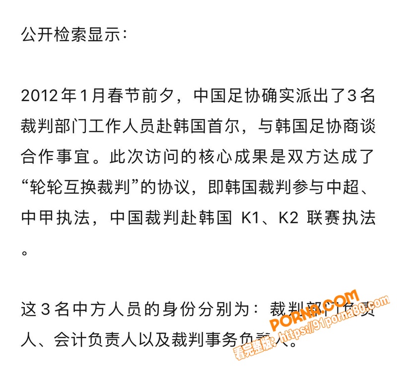韩媒曝中国足协裁判赴韩被...（6）