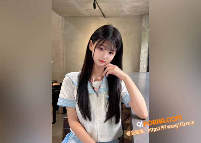 高颜值白T恤乖乖女 与憨...（3）