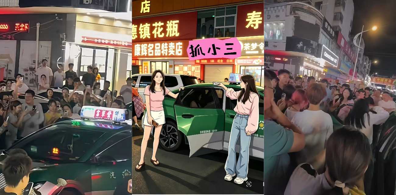 烟台莱阳盛隆街夜间抓小三视频流出 双方对峙激烈警察到场收场！