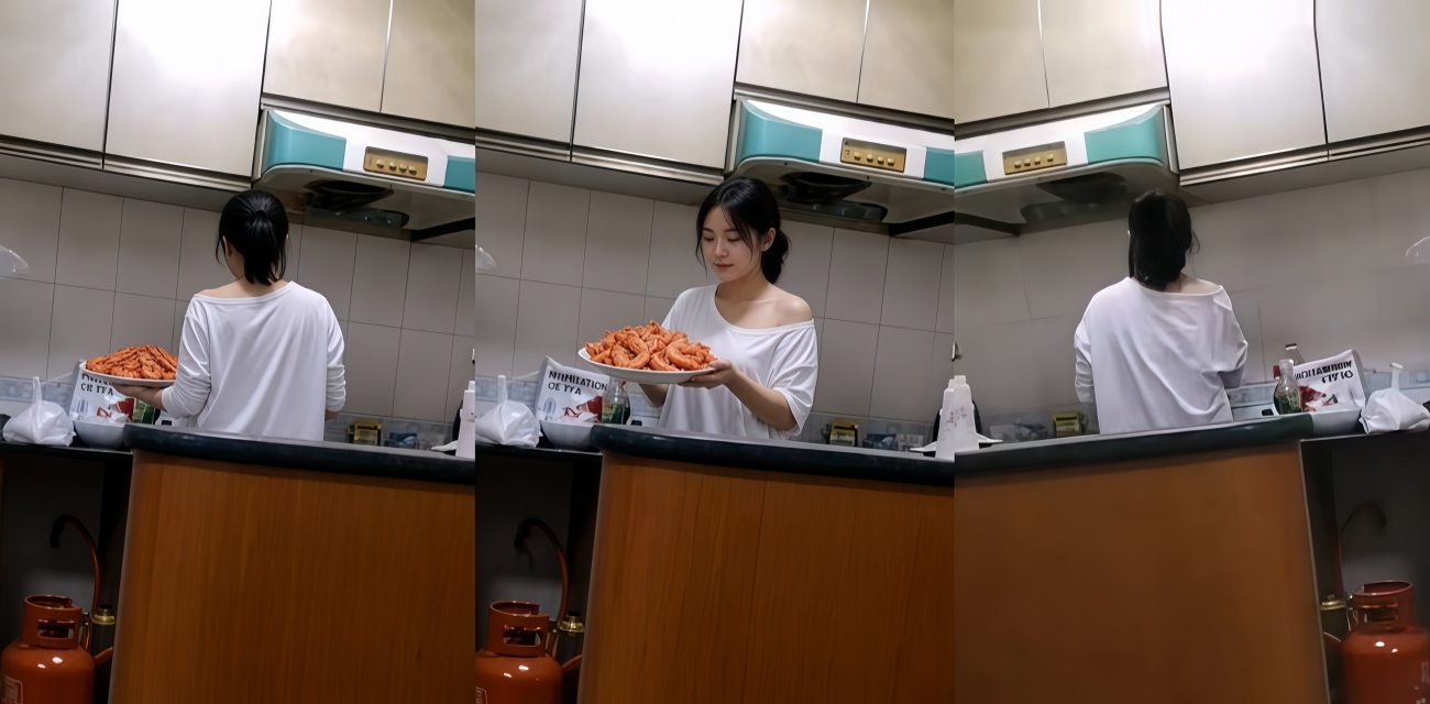 抖音流出大虾母子视频 妈妈做饭儿子背后揉胸后入 边操边录全程实锤！