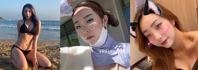 抄底偷拍重磅偷拍台湾，IG知名175嫩模与男友逛街一路跟拍抄底，迷你齐逼小皮裙白色内裤 清纯又性感