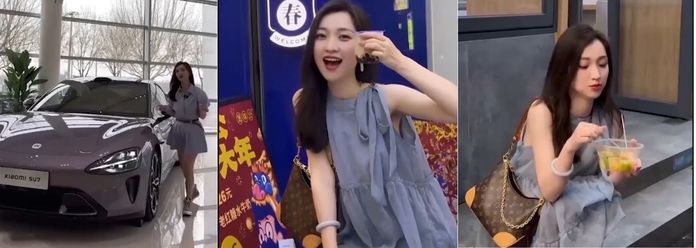 京爷豪掷30万买小米SU7！只为操极品长腿辣妹人妻女销售！无套内射视频曝光！