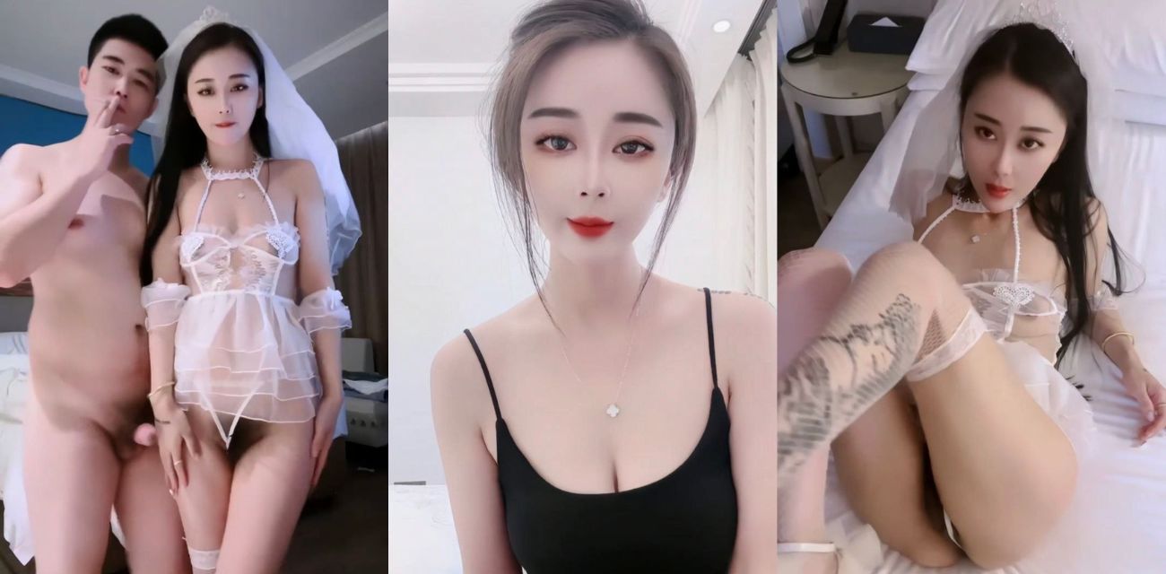 极品人妻偷情出轨！穿着结婚的婚纱口交情人大鸡吧 这是真的快活了