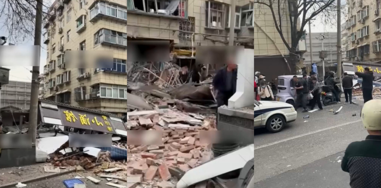 山东济南 黄师傅小酒馆 突发惊天爆炸 整间平房瞬间夷为平地 现场玻璃碎渣满天飞 路人吓得魂儿都没了！