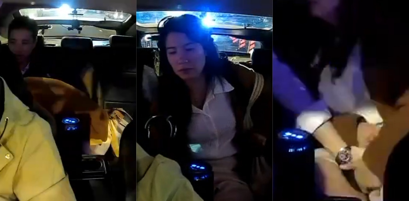 行车记录仪 后排乘客上演活春宫 搞的滴滴司机开车都不专心了！