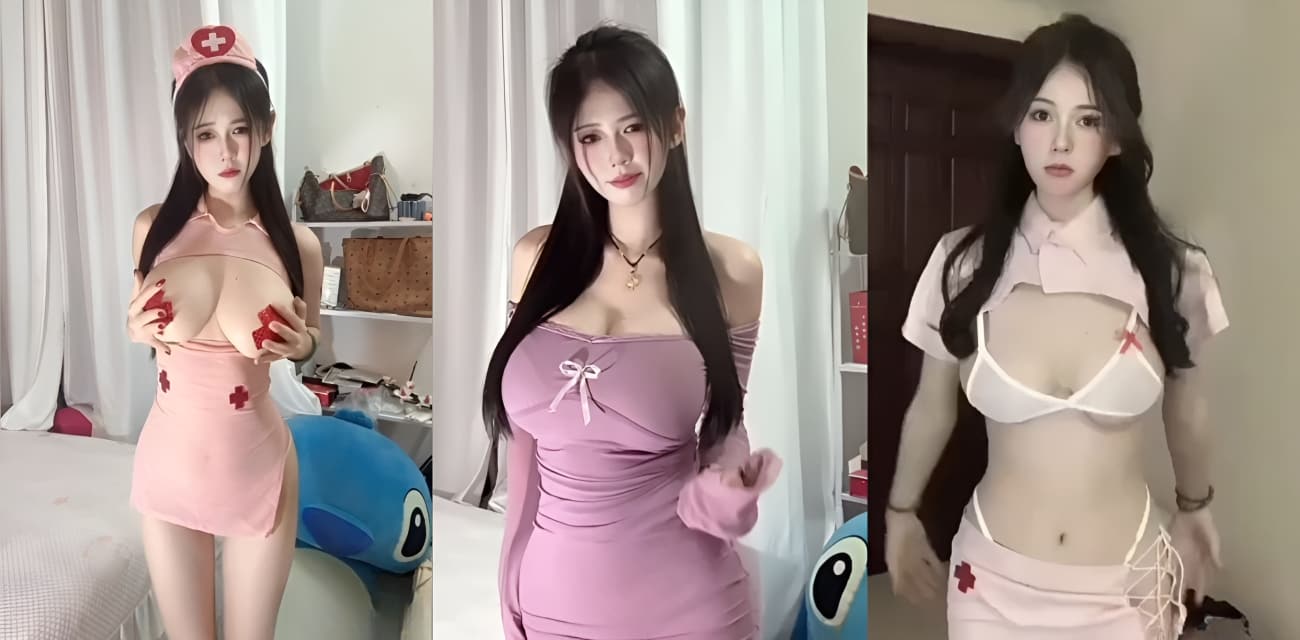 抖音47万粉女网红橘洛 金主定制私拍流出 情趣服揉奶骚姿